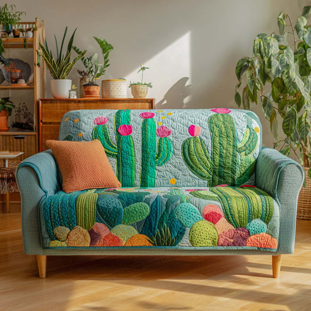 Desert Bloom Quilted Sofa Cover Best Sofa Slipcovers Hippy Christmas Gifts