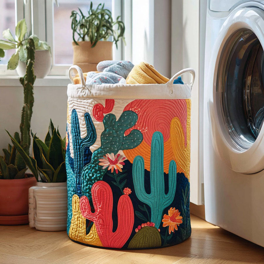 Desert Joy Quilted Laundry Basket Best Foldable Laundry Basket Useful Gifts For Mom