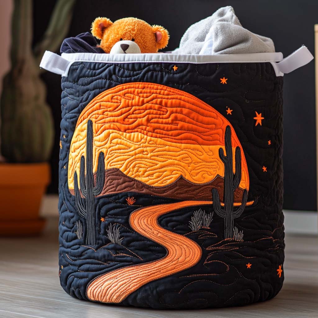 Desert Spirit Quilted Laundry Basket Laundry Hamper Basket Gift Ideas For Mother In Law