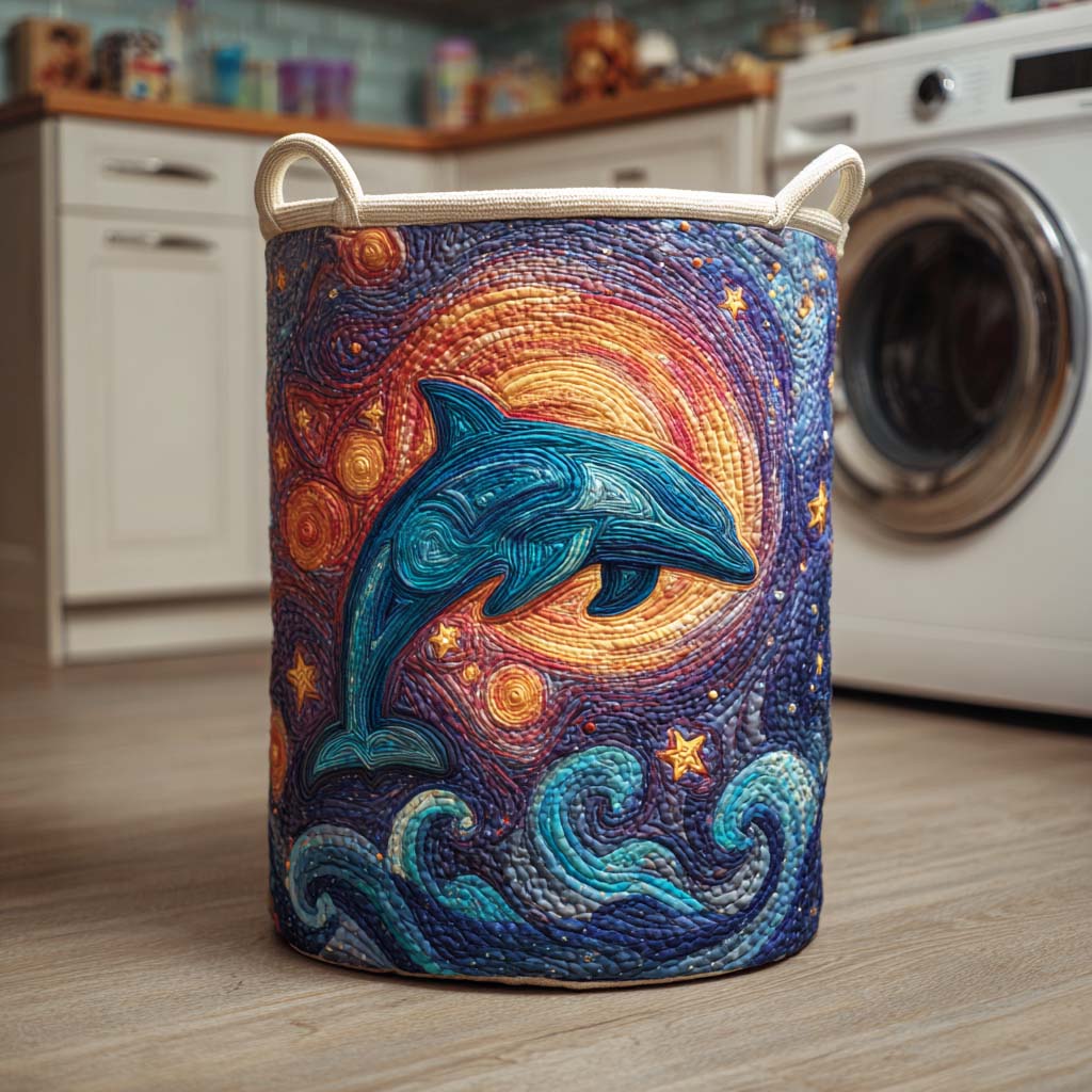 Dolphin Bay Quilted Laundry Basket Best Laundry Hamper Thoughtful Mothers Day Gifts