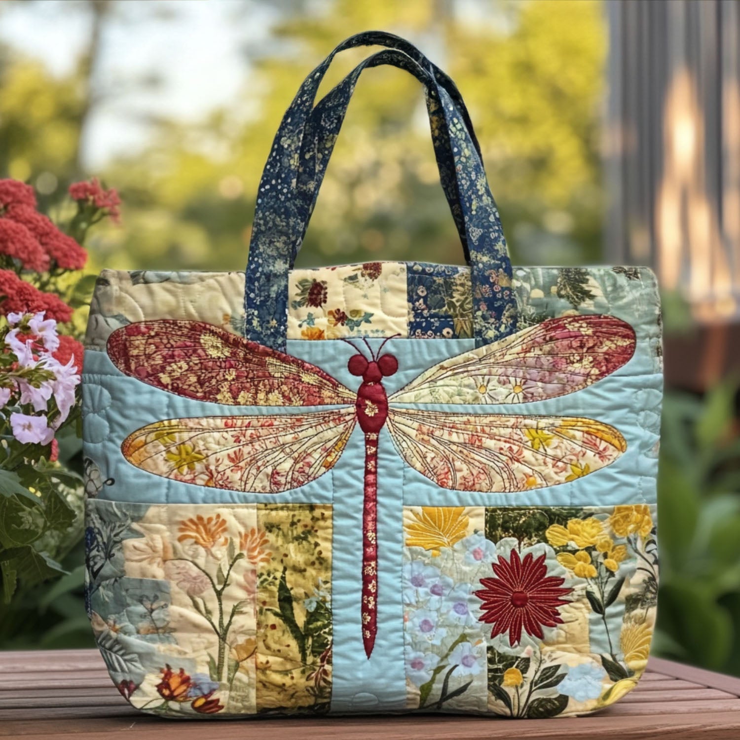 Dot Dot Fly Quilted Tote Bag Best Tote Bags For Women Holiday Gifts For Mom