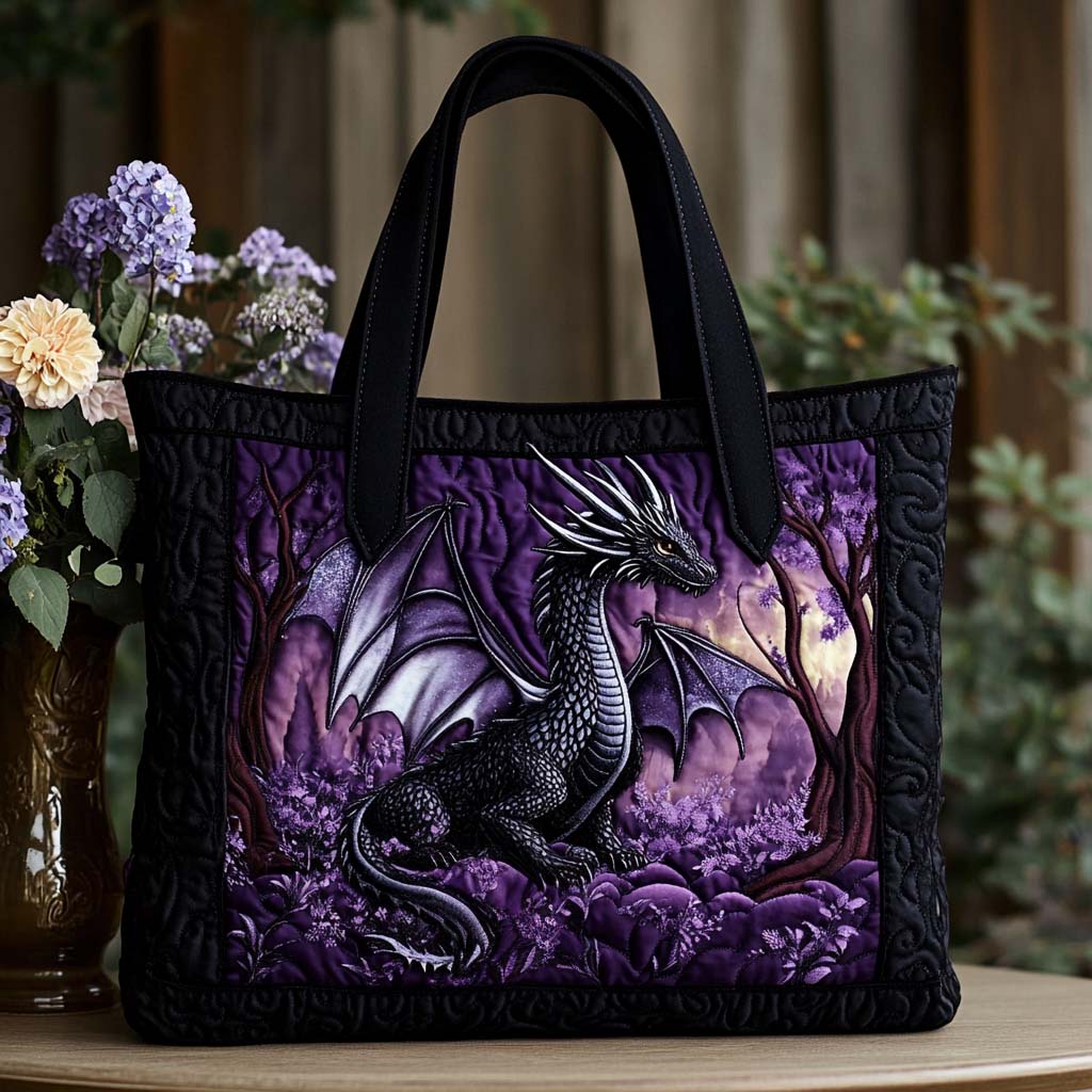 Dragon Dream Whisper Quilted Tote Bag The Perfect Everyday Tote Bag Simple Mother's Day Gifts