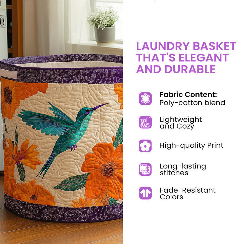 Dragon Ember Quilted Laundry Basket Bedroom Laundry Decor Best Gift For Dad - Image 3