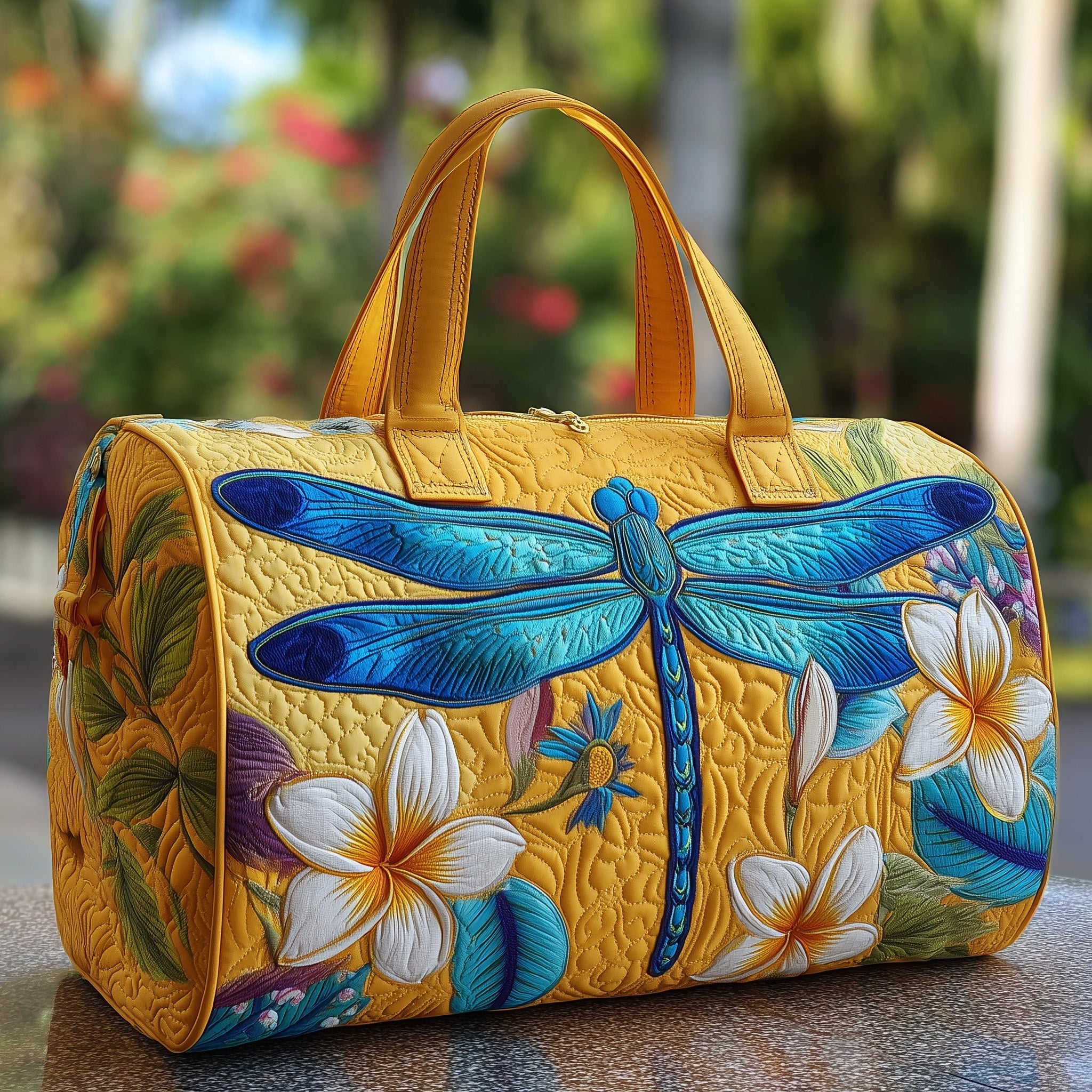 Dragonfly Quilted Duffle Bag Athletic Bag Gifts For Mum From Daughter