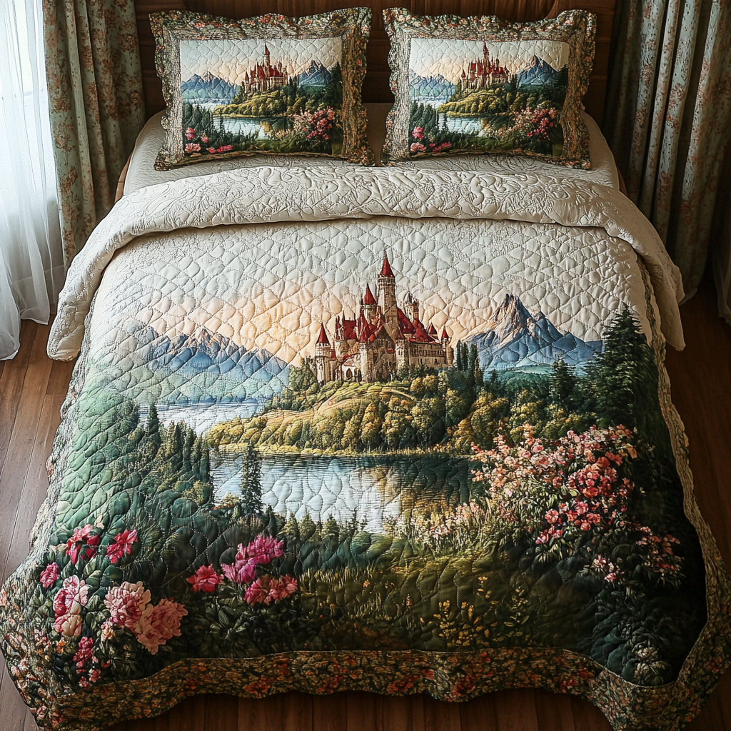 Dreamer Path Quilted Bedding Set Cute Bed Sets For Teens Best Father's Day Gifts For First Time Dad