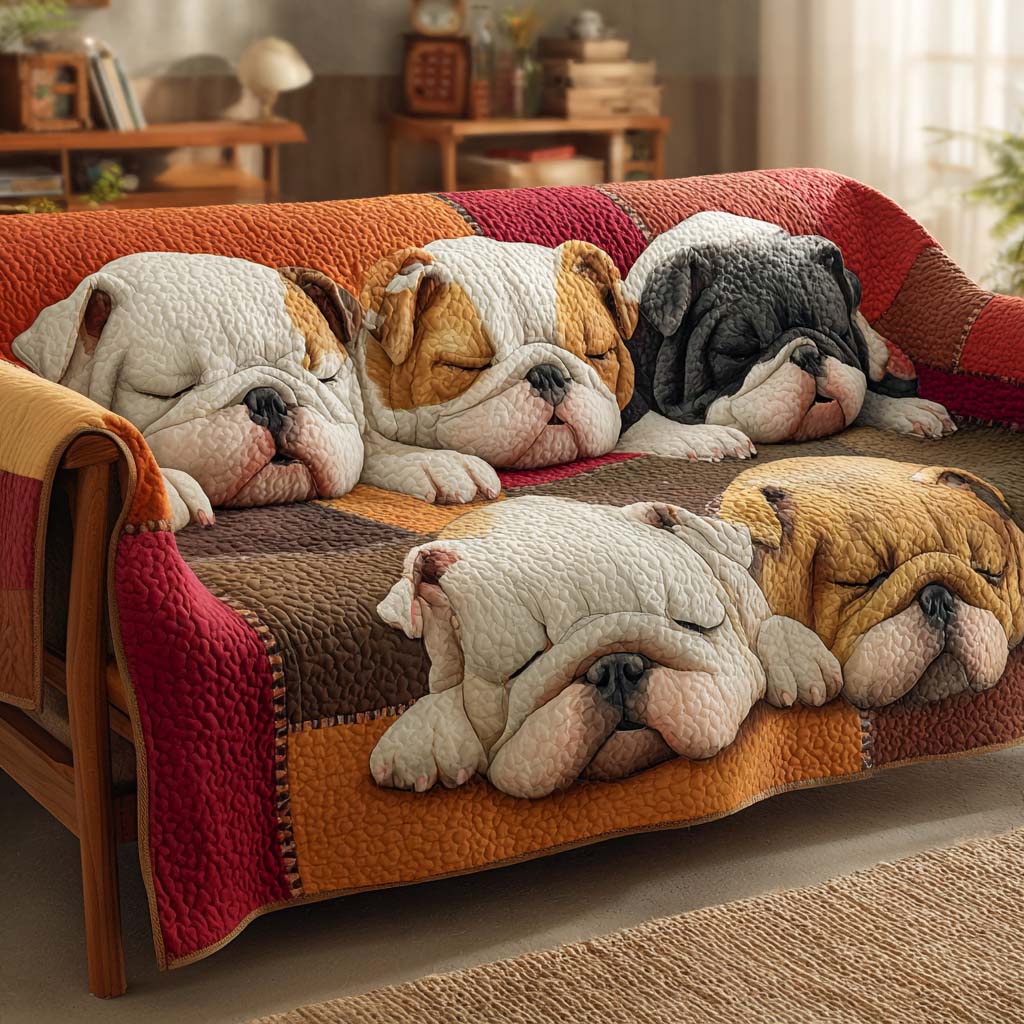 Dreamy Pup Nest Quilted Sofa Cover Christmas Sofa Covers Unique Dog Presents