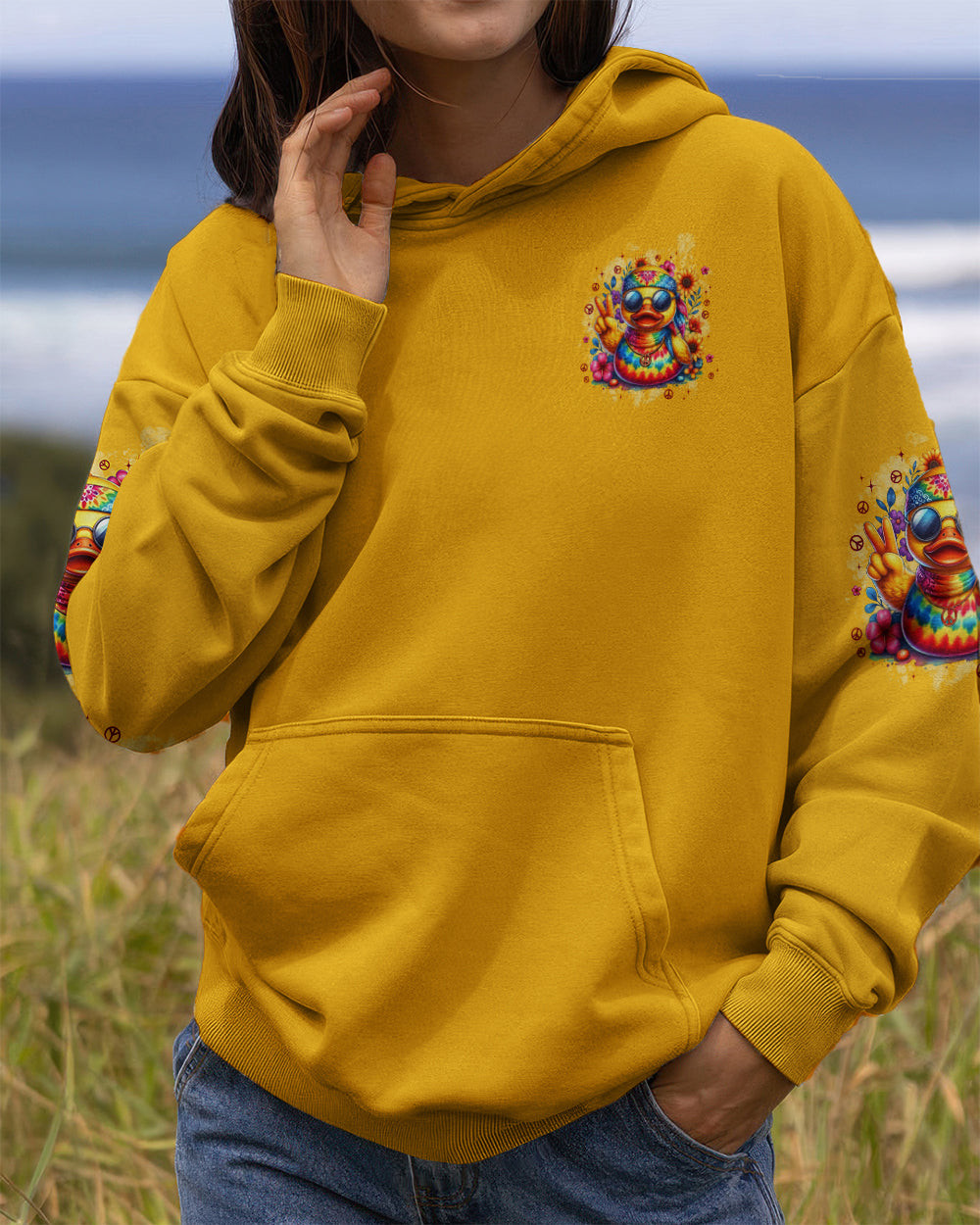 Duck Apparently I Have An Attitude Hoodie Funny Retro Animal Clothing Gift For Animal Lover - Image 2