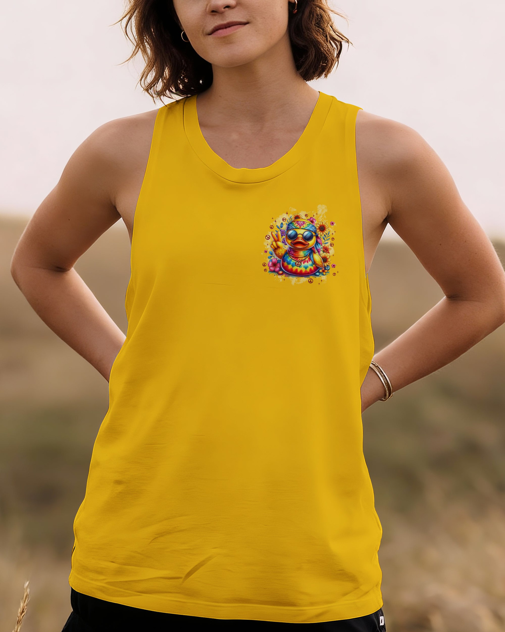 Duck Apparently I Have An Attitude Tank Top Funny Retro Animal Clothing Gift For Animal Lover