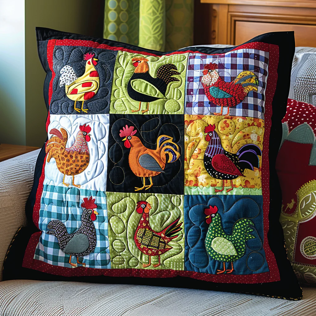 Egg Cellent Nest Quilted Pillow Case Couch Pillow Cover Decor Gifts For Women
