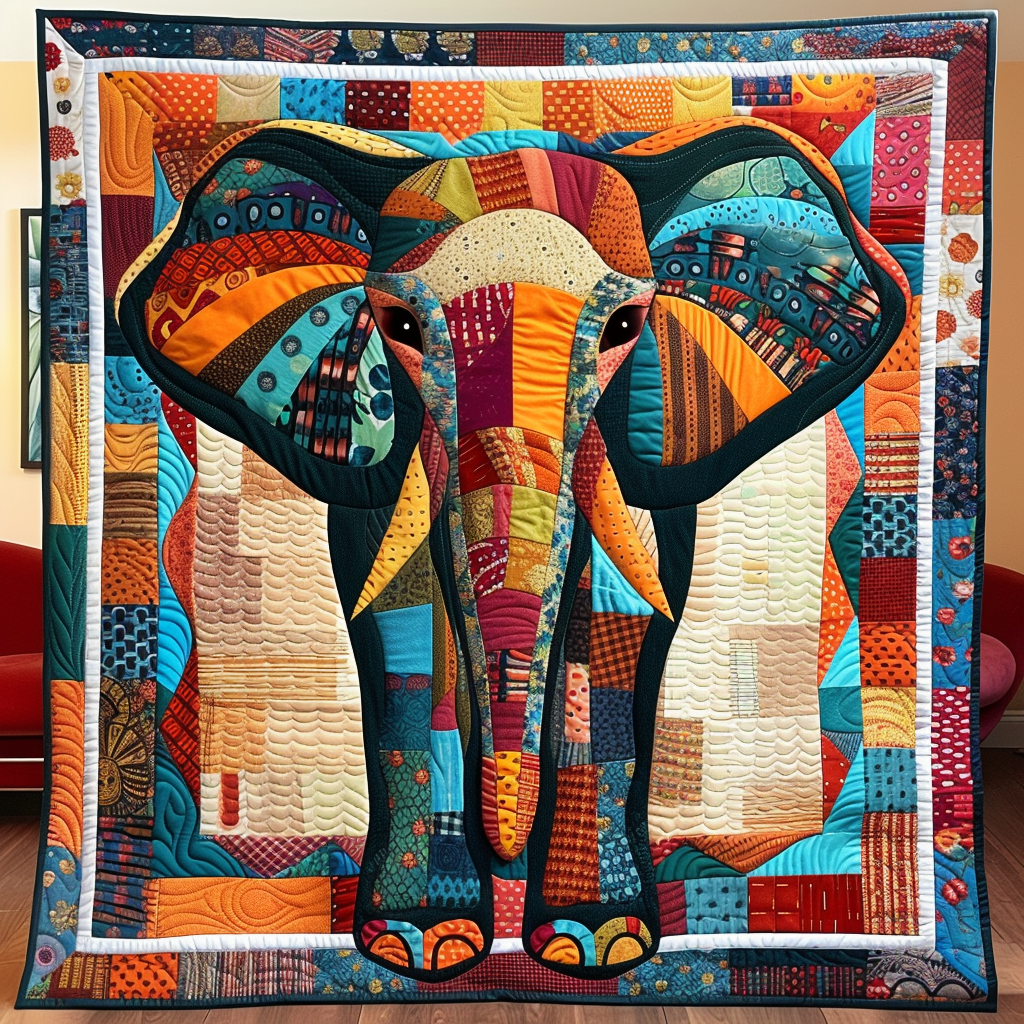Elephant Adventure Quilted Blanket Bedding Ideas Cool Gifts For Elephant Lovers