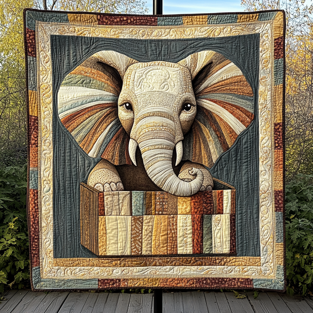 Elephant Dreamscape Quilted Blanket Bedroom Decor Ideas Elephant Gifts For Him