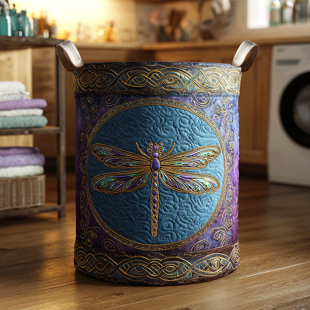 Enchanted Flight Quilted Laundry Basket Unique Laundry Hamper Awesome Dragon Lover Gift Ideas