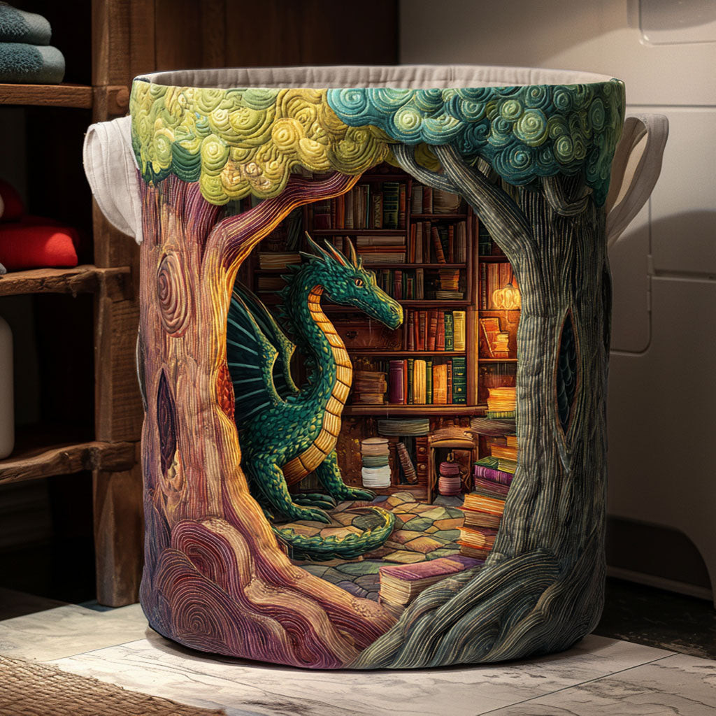 Enchanted Grove Quilted Laundry Basket Best Family Hamper Basket Gift For Men