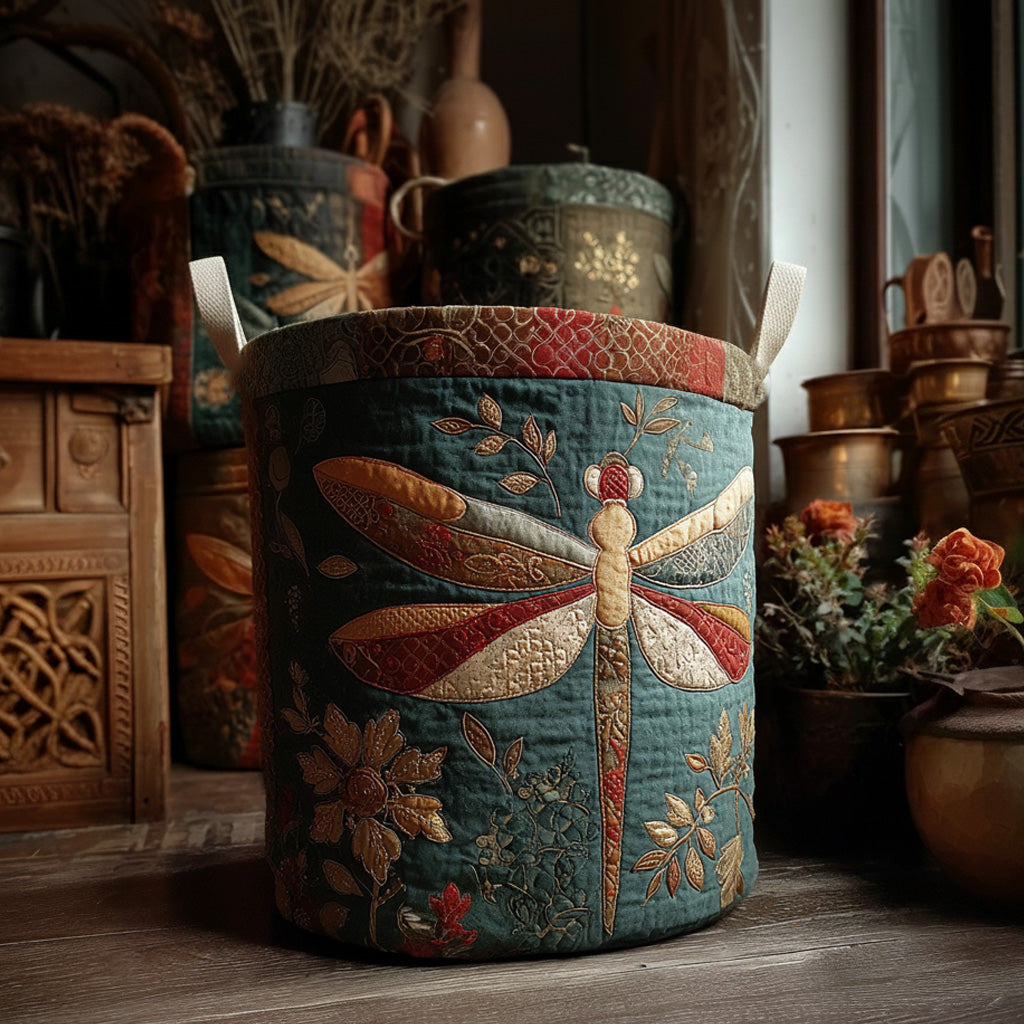 Enchanted Wings Quilted Laundry Basket Best Modern Laundry Hamper Gift For Her