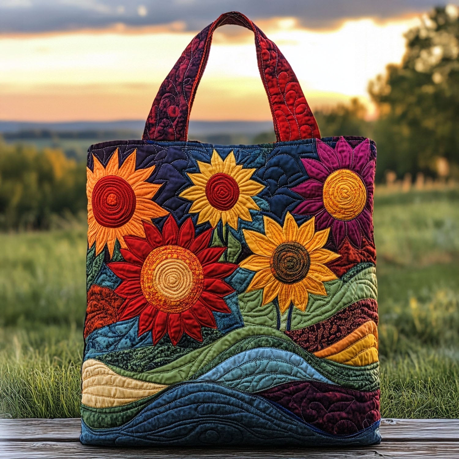 Endless Blooms Quilted Tote Bag Best Everyday Tote Bag Gift Ideas For Mom In Law