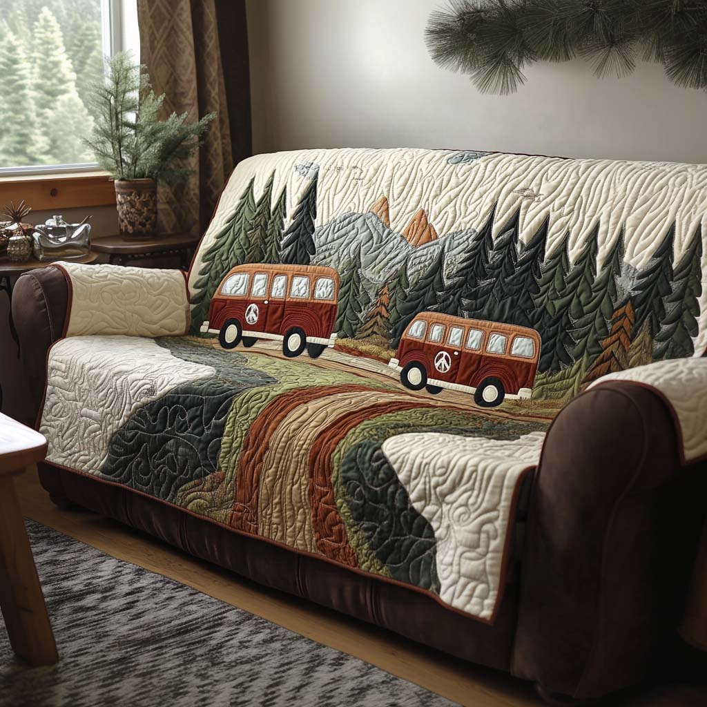 Endless Journey Quilted Sofa Cover Best Slipcovers Creative Mother's Day Gifts