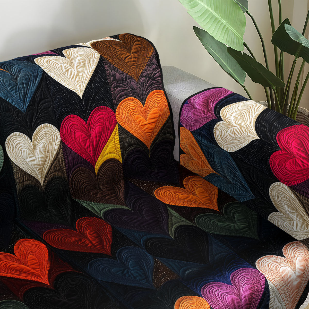 Endless Love Quilted Sofa Cover Best Sofa Slipcovers Best Valentines Gifts