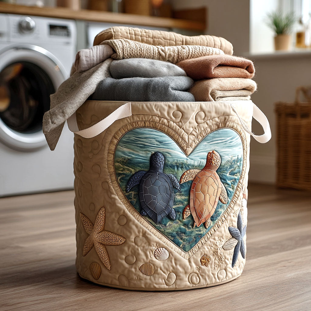 Eternal Shell Quilted Laundry Basket Unique Hampers Gifts For Mum From Daughter