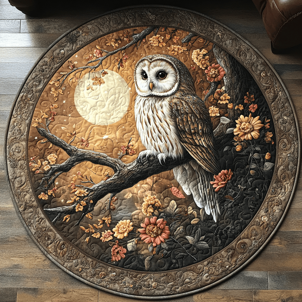 Ethereal Eyes Quilted Round Mat Living Room Decor Ideas Best Father's Day Gifts For Dad