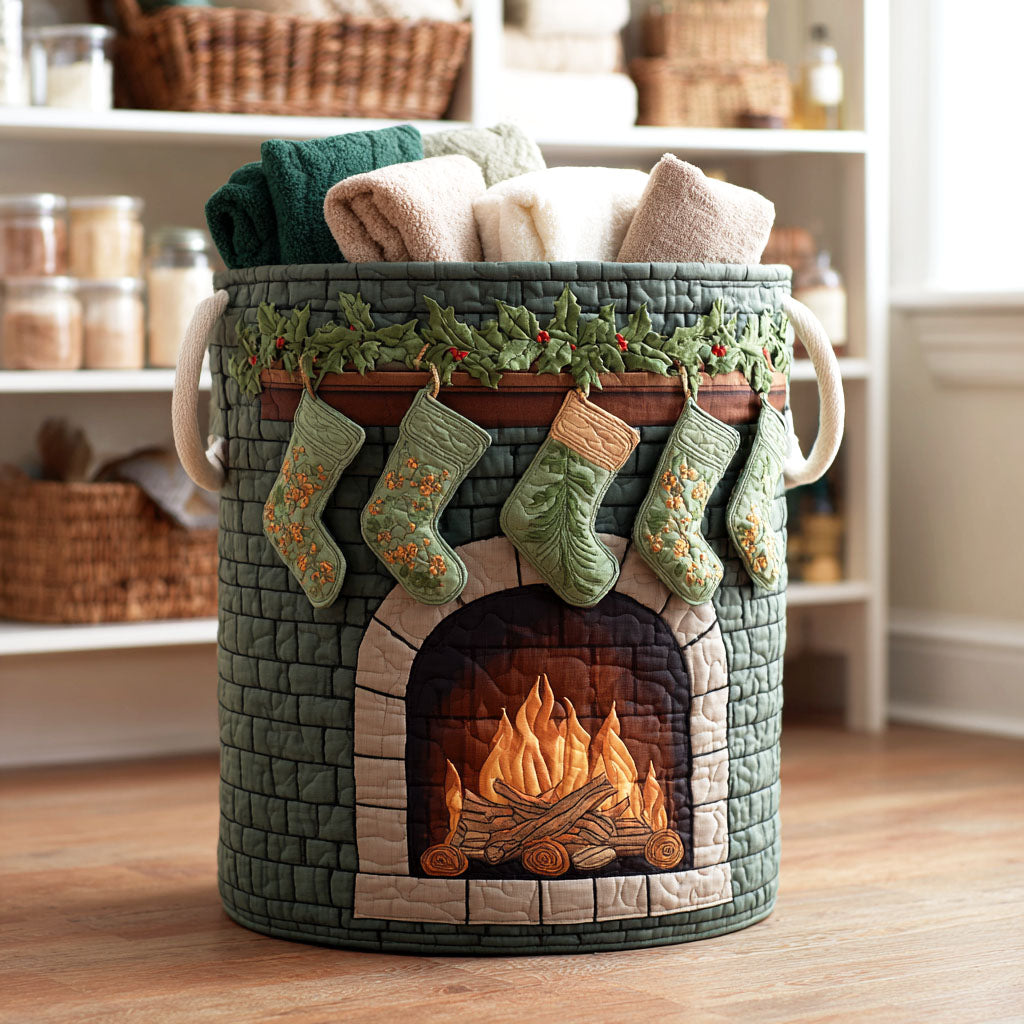 Evergreen Hearth Quilted Laundry Basket Best Clothes Hamper Family Xmas Gift Ideas