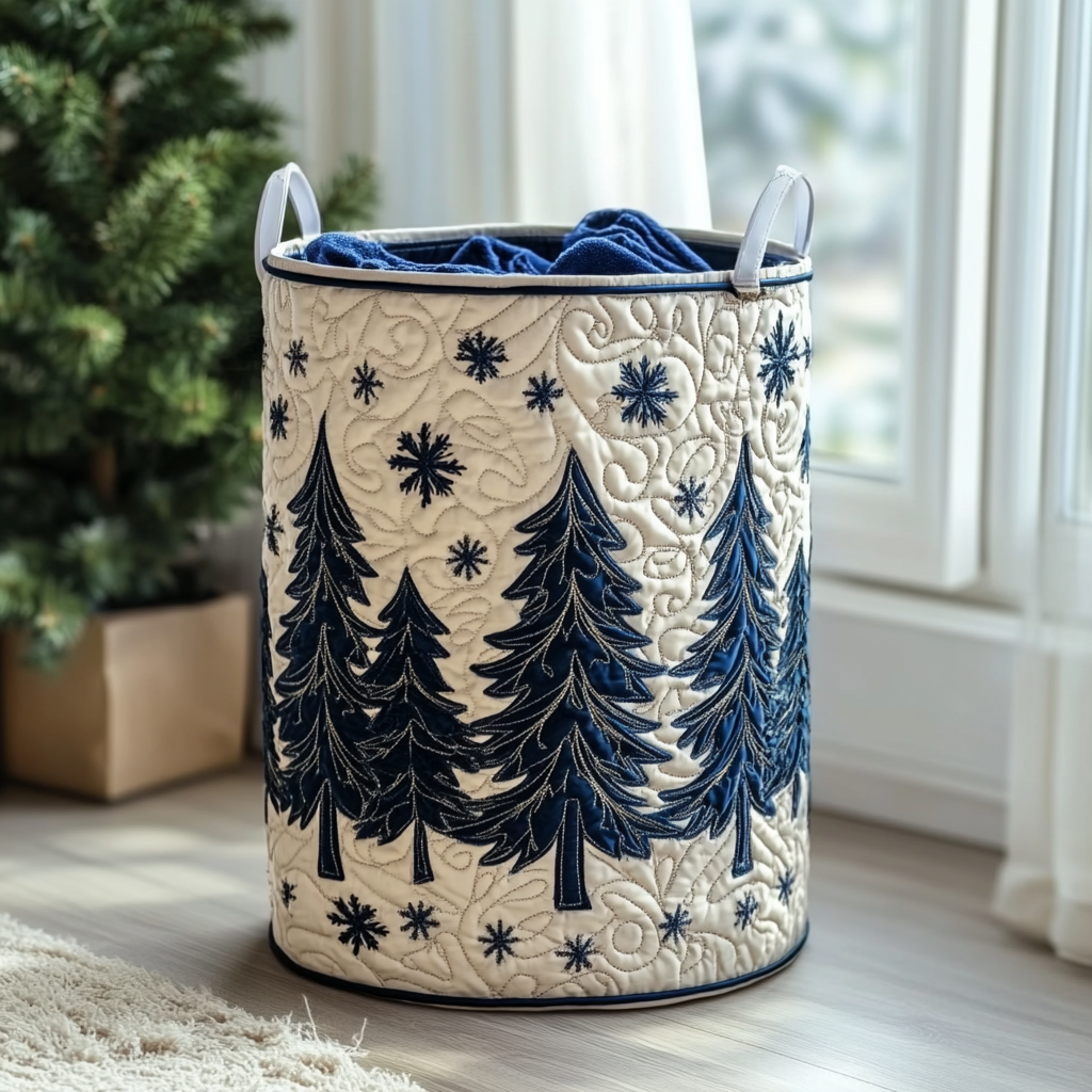 Evergreen Magic Quilted Laundry Basket Best Laundry Hamper Gifts For Daughter At Christmas