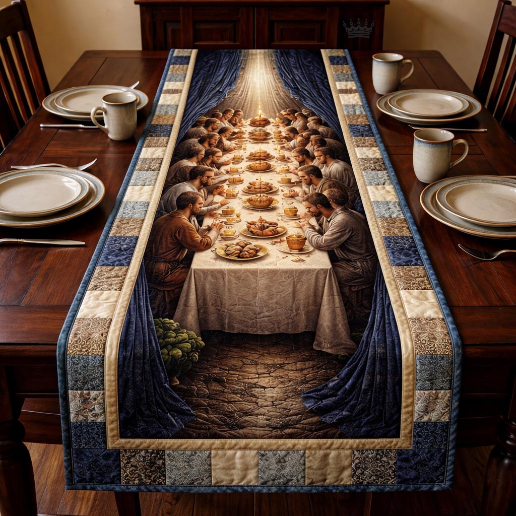 Exodus Journey Quilted Table Runner Elegant Dining Table Runner Great Family Gifts