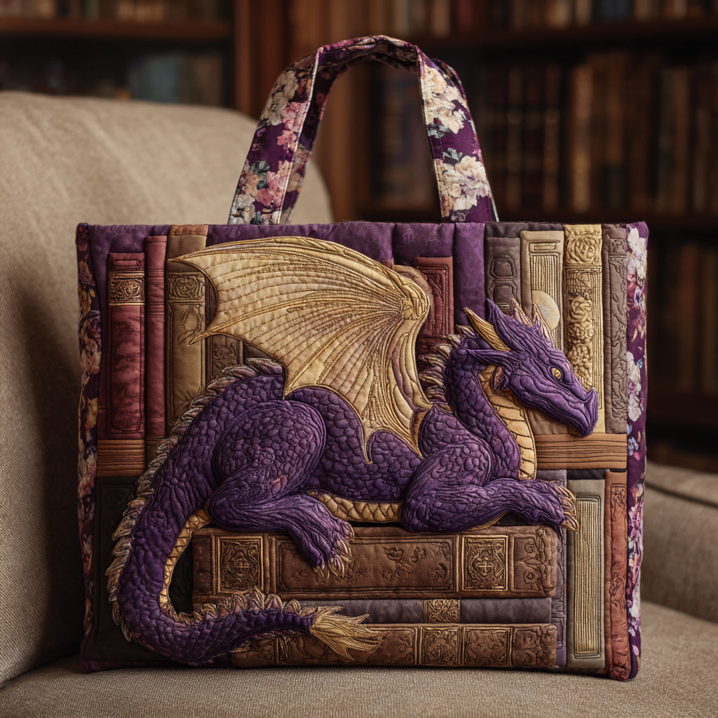 Fable Book Quilted Tote Bag Shoulder Bags For Women Gifts For Book Lovers Friends