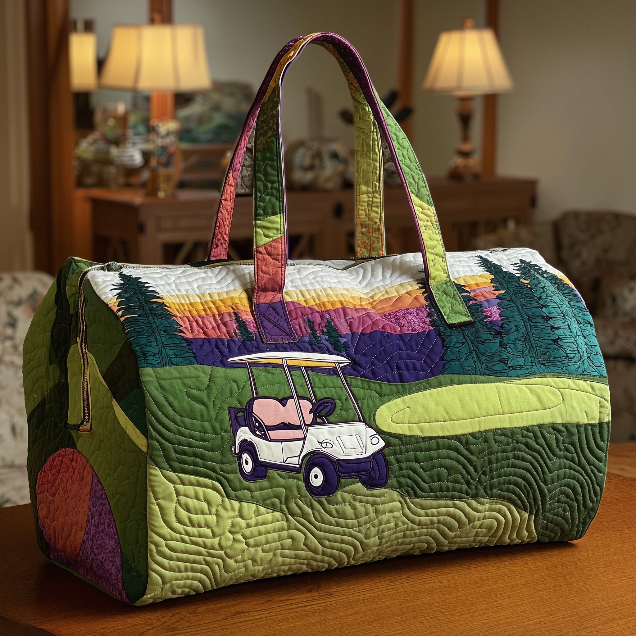 Fairway Classic Quilted Duffle Bag Small Duffle Bag Women Special Gifts For Mom