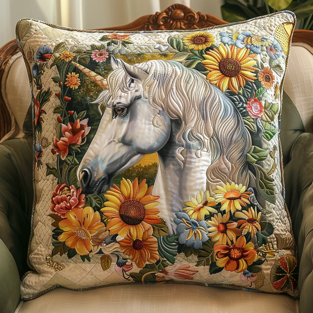 Fairy Horse Quilted Pillow Case Square Pillow Cases Best Present For Men