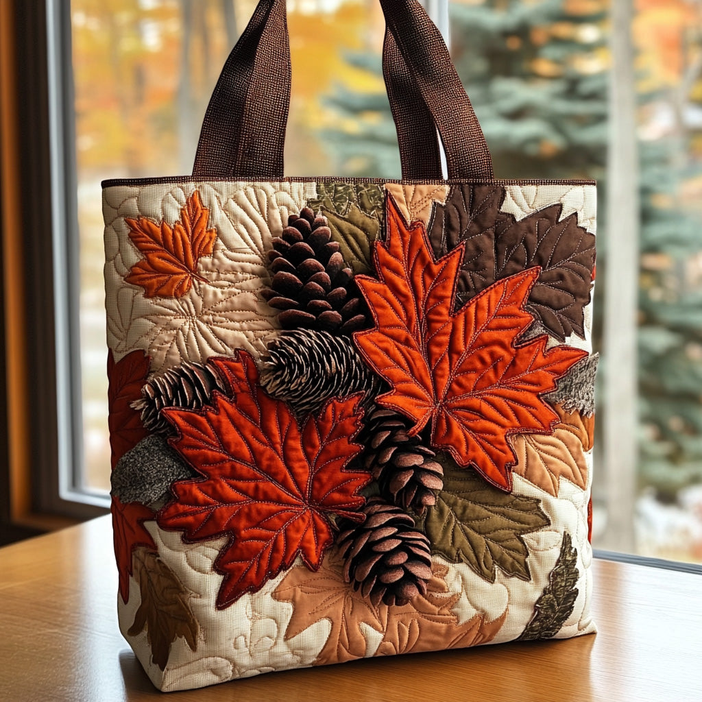 Falling Charm Quilted Tote Bag Tote Bags For Women Gift Ideas For Mother In Law