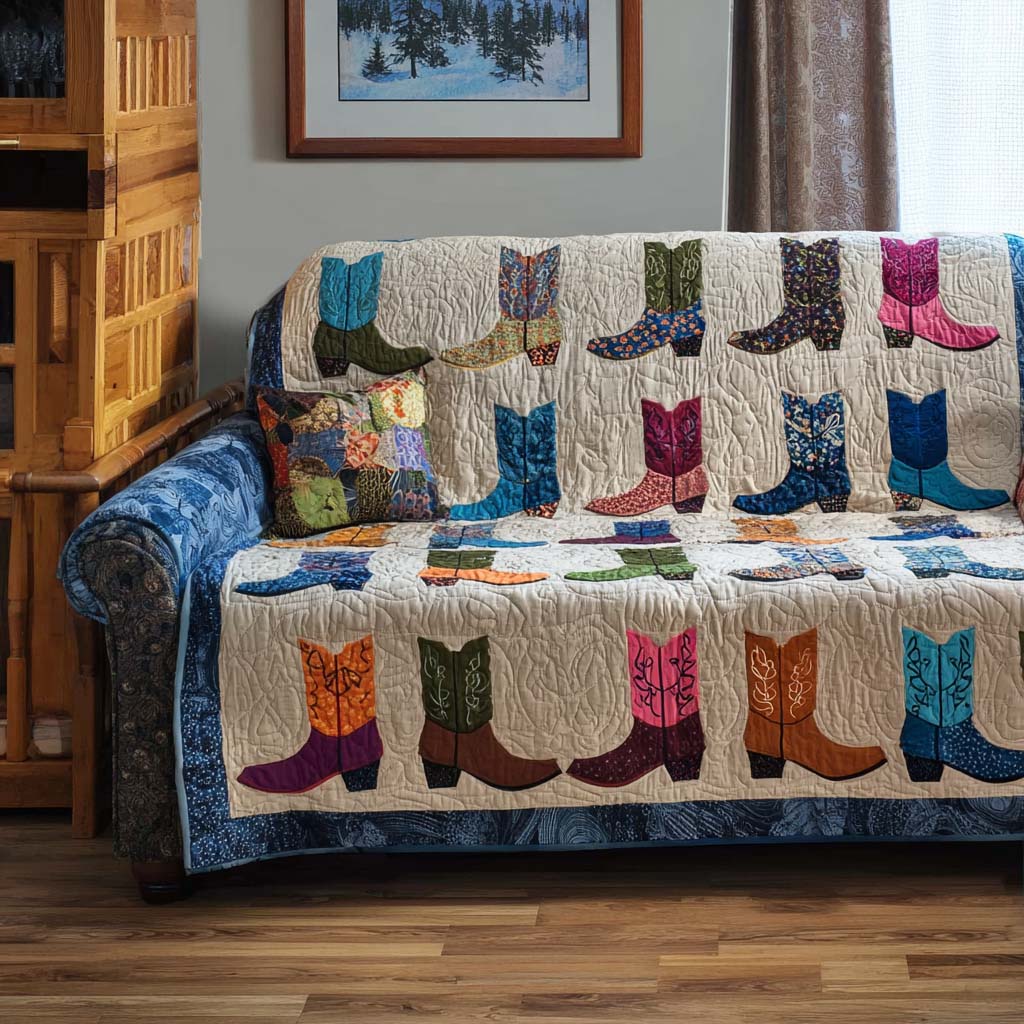 Farm Hand Quilted Sofa Cover The Best Couch Slipcovers Cowboy Western Gifts