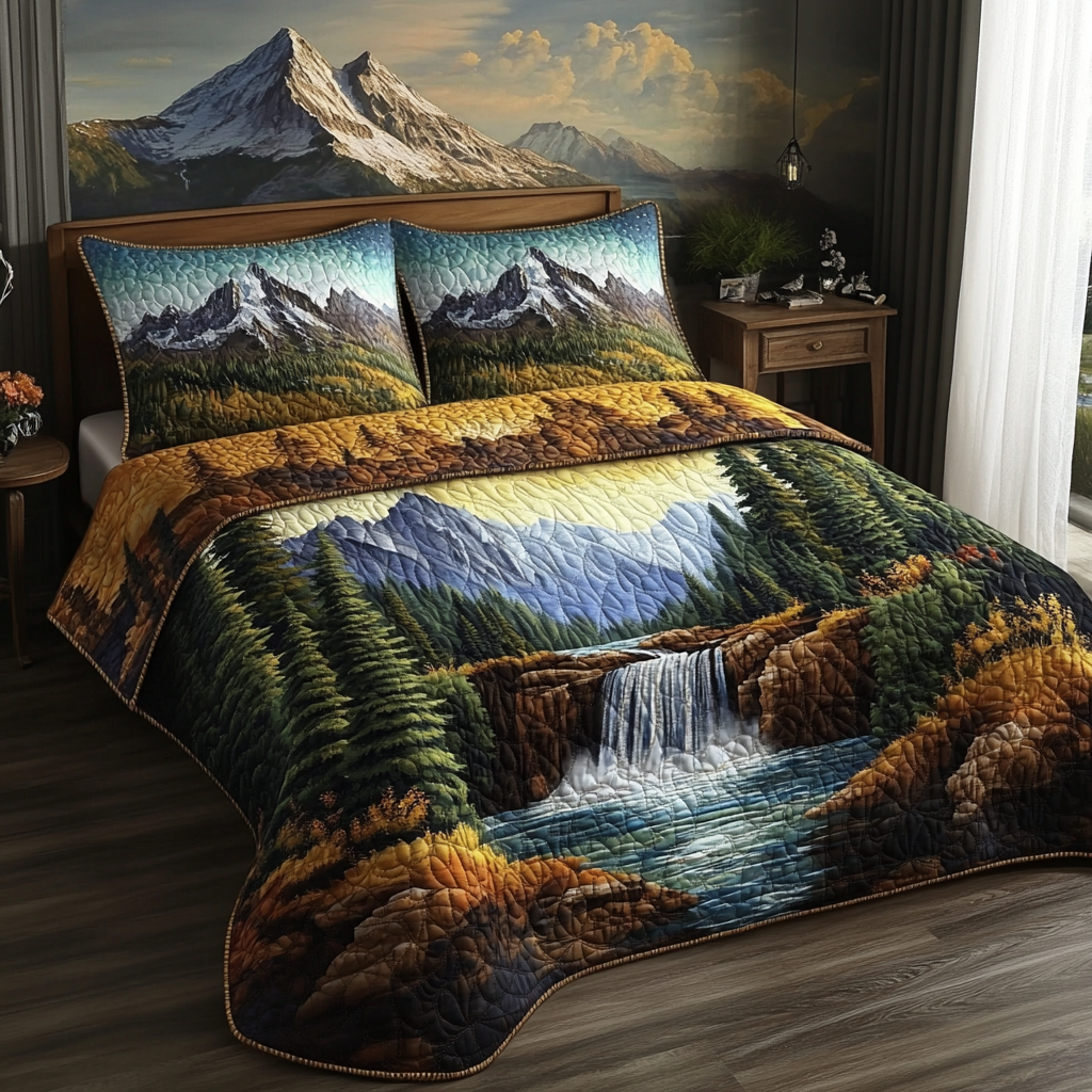 Fern Shade Quilted Bedding Set Best Sheet Sets Last Minute Father'sDay Gifts