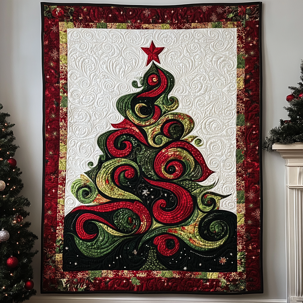 Festive Tree Quilted Blanket Bedroom Christmas Ideas Christmas Presents For Nana