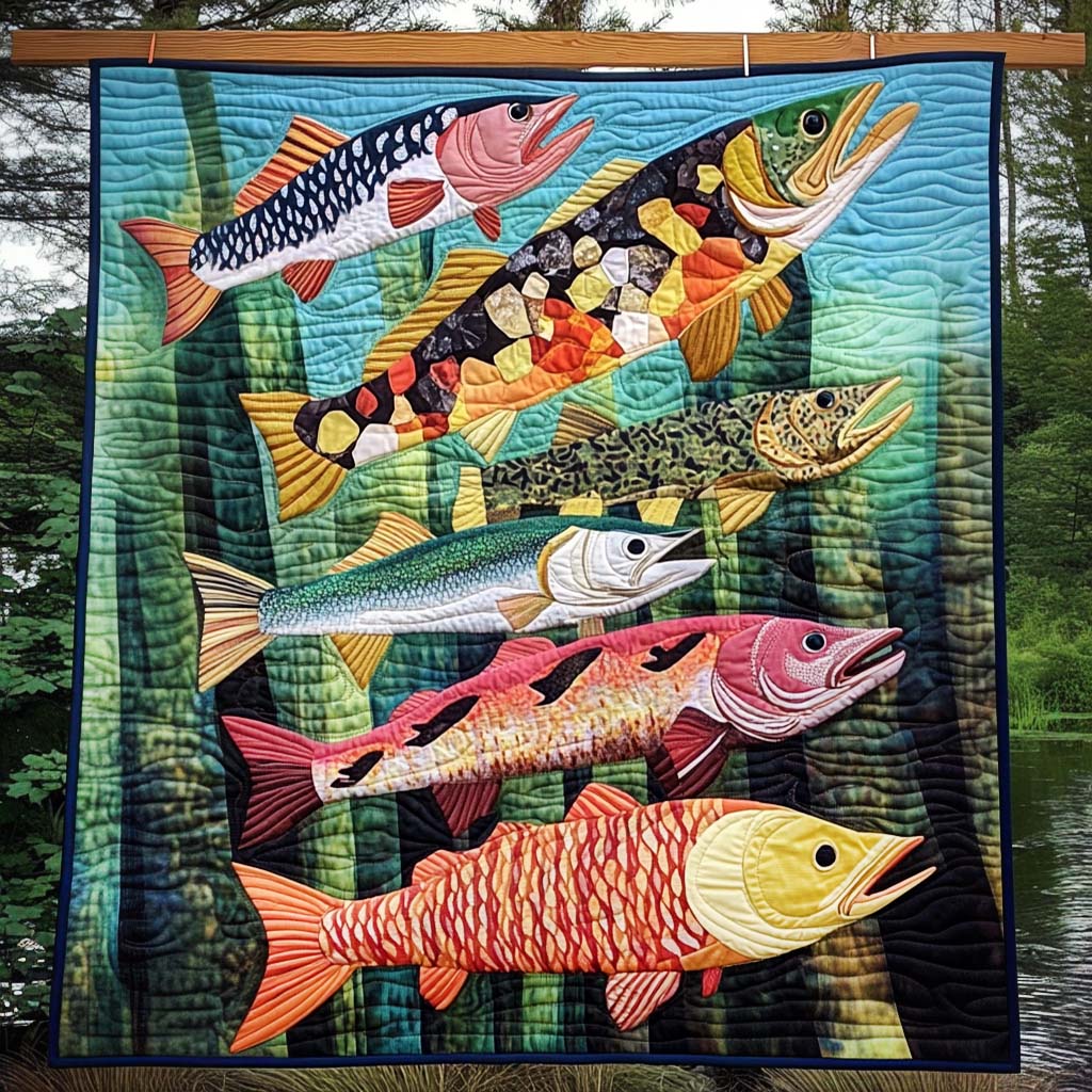 Fish Parade Quilted Blanket Bed Decorations Target Mothers Day Gifts
