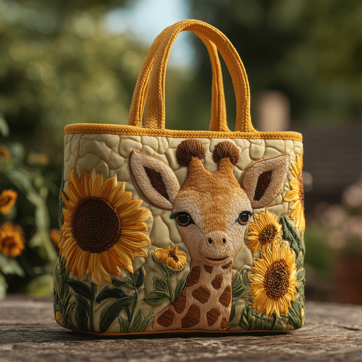 Floral Giraffe Quilted Tote Bag Best Totes Good Mothers Day Presents