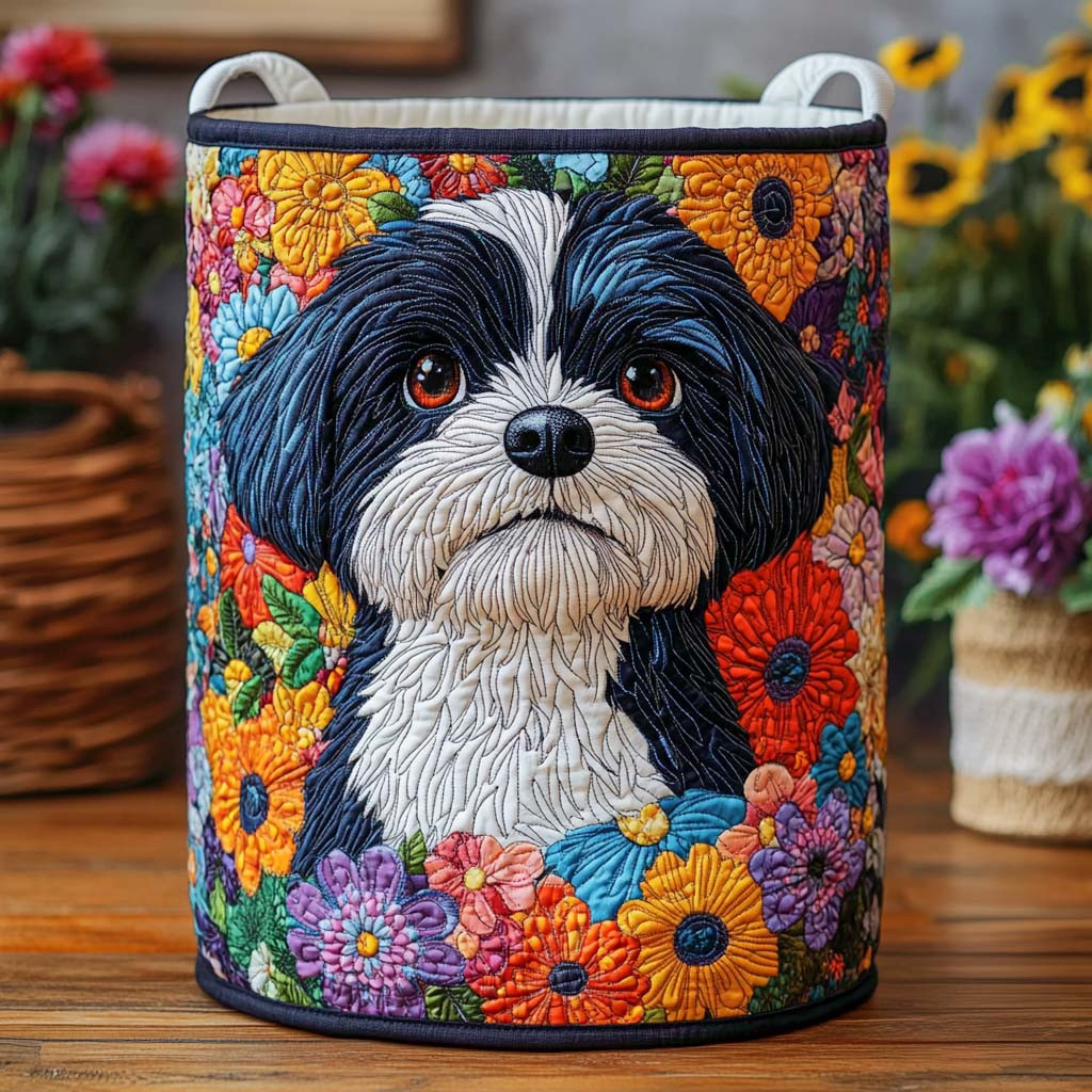 Flower Pup Quilted Laundry Basket Best Laundry Hamper Target Mother's Day Gifts
