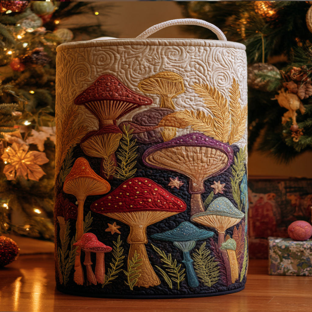 Forest Dream Quilted Laundry Basket Home Decor New Apartment Gifts