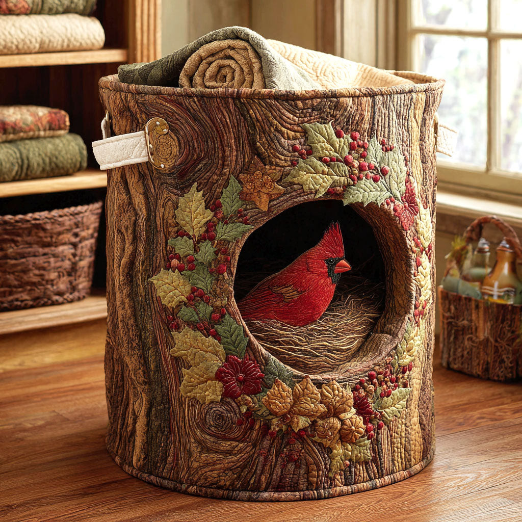Forest Embrace Quilted Laundry Basket Unique Cool Laundry Basket Christmas Presents For Girlfriend