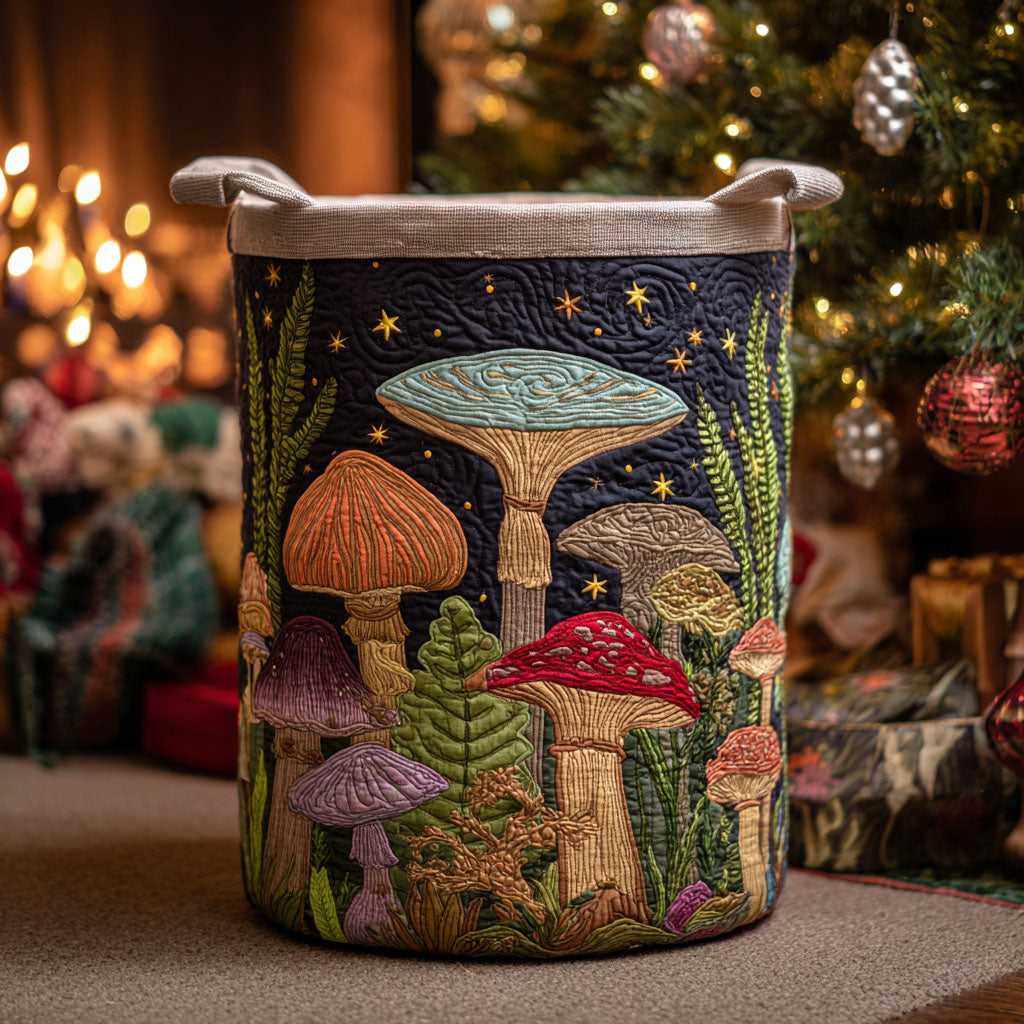 Forest Escape Quilted Laundry Basket Home Decorations House Warming Present