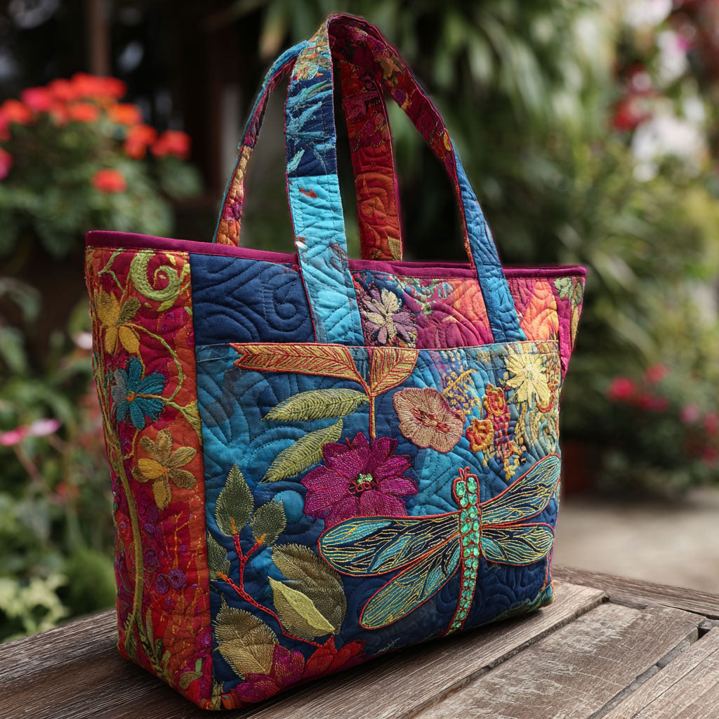 Forest Flicker Quilted Tote Bag Most Popular Shoulder Bags Mother's Day Gifts From Daughter