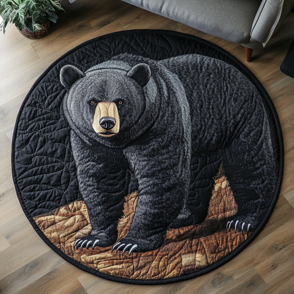 Forest Giants Quilted Round Mat Round Floor Rugs For Sale Father Daughter Gifts