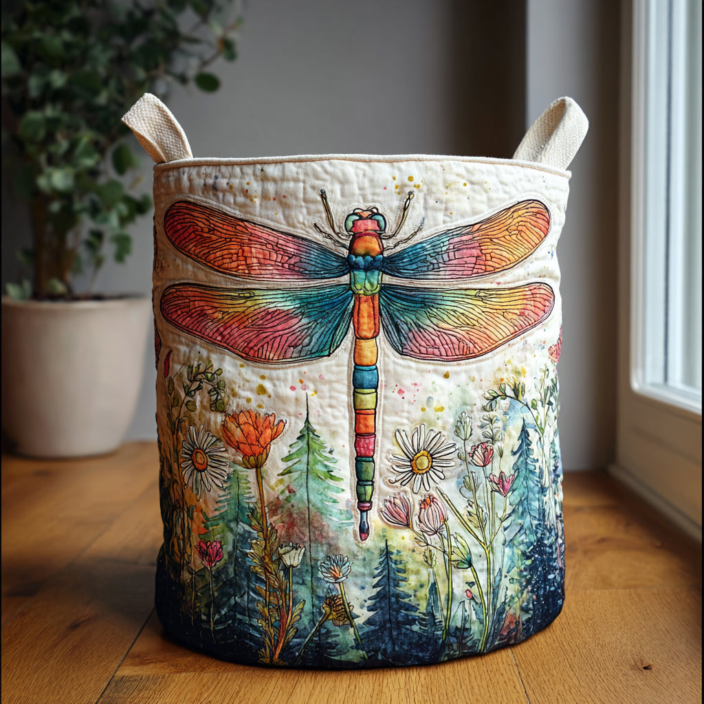 Forest Glider Quilted Laundry Basket Best Laundry Hamper Best Dragonfly Gifts For Mom