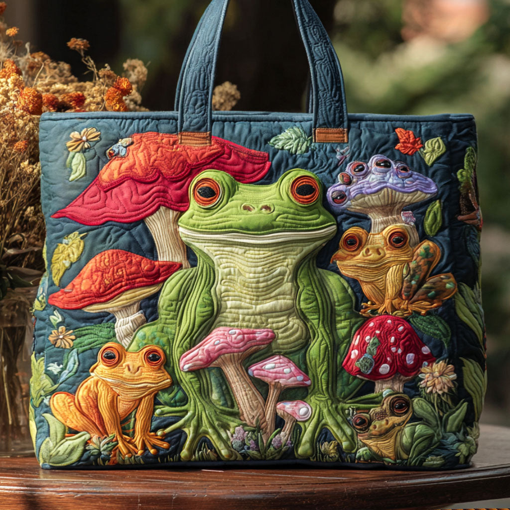 Forest Hopper Quilted Tote Bag Shoulder Bag Presents For Mothers