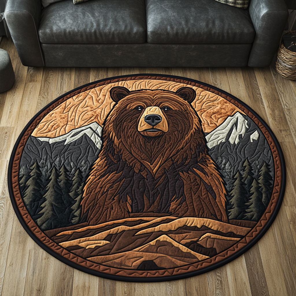 Forest Majesty Quilted Round Mat Living Rooms Ideas Cool Gifts For Dad