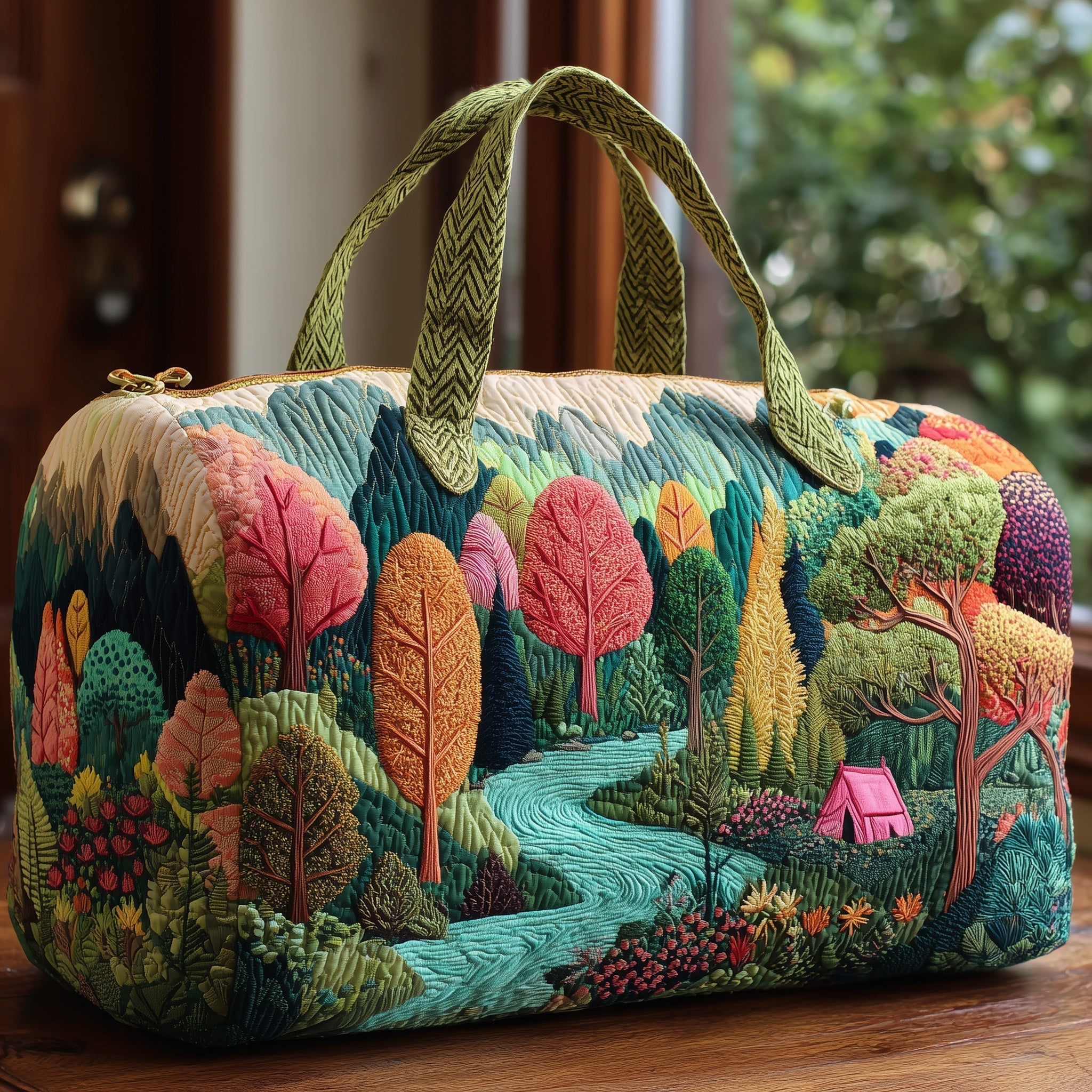 Forest Nook Quilted Duffle Bag Best Duffle Bags Mother's Day Gifts