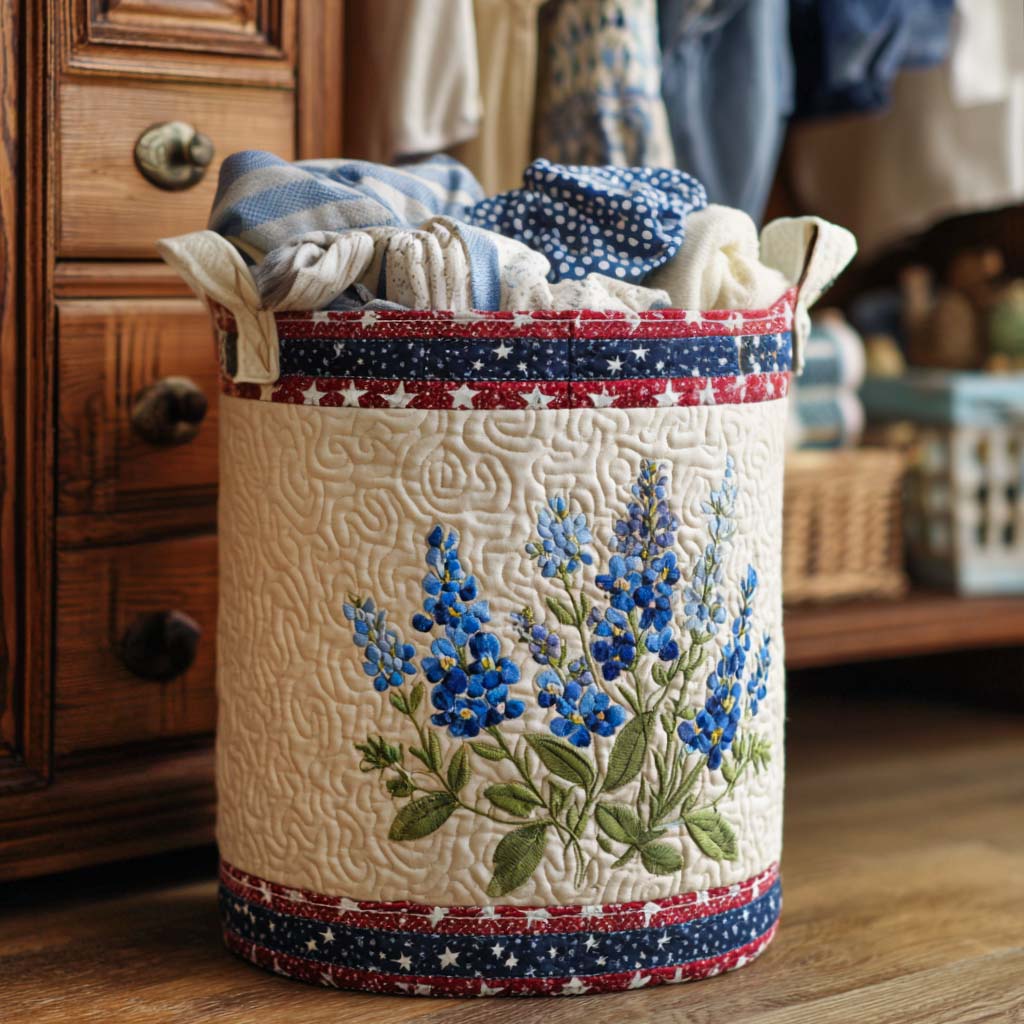 Freedom Spirit Quilted Laundry Basket Coolest Laundry Baskets Unique 4Th Of July Gifts