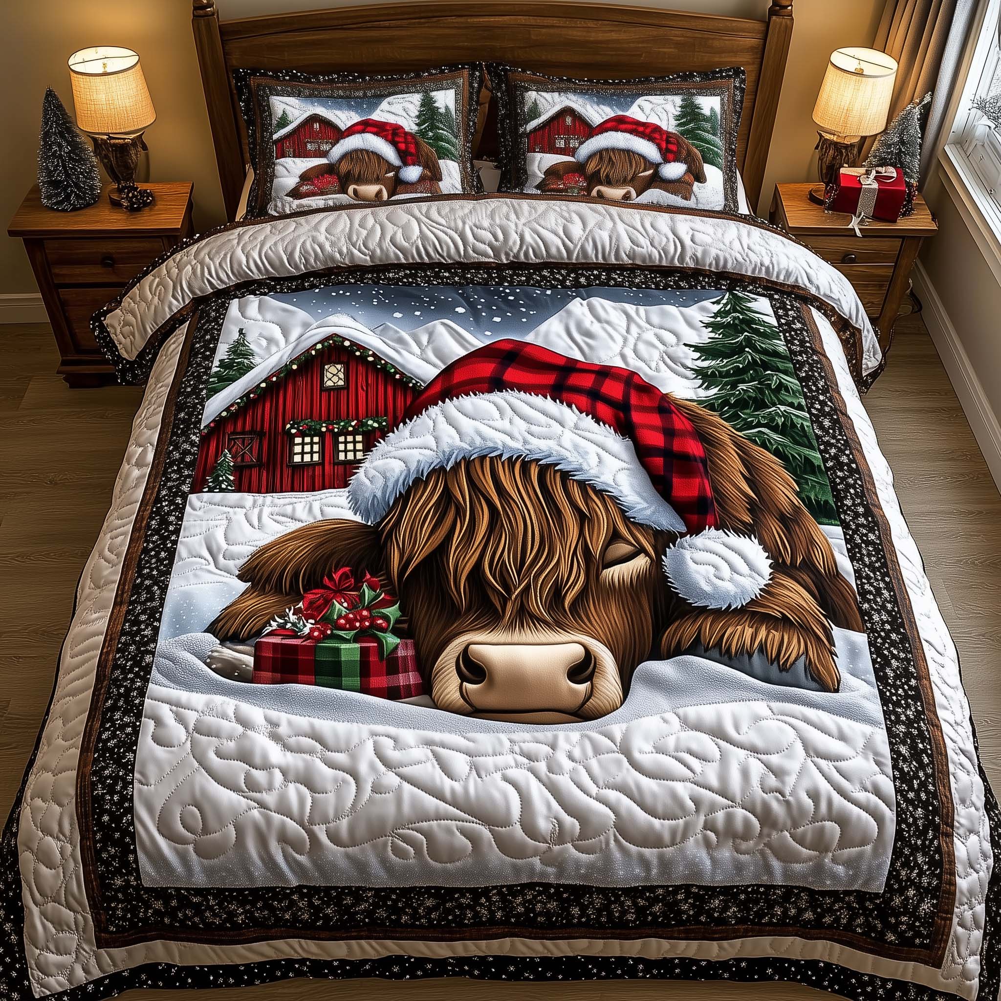Frosted Homestead Quilted Bedding Set Christmas Room Decor Ideas Great Christmas Ideas Presents