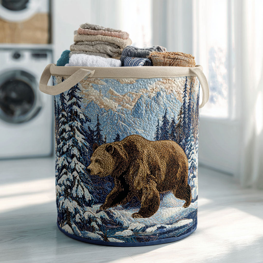 Frozen Creek Quilted Laundry Basket Unique Cool Laundry Basket Hunting Lover Gifts