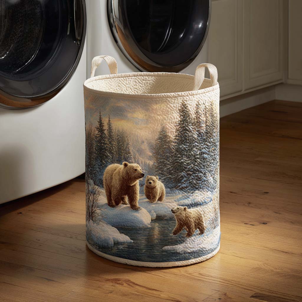 Frozen Trail Quilted Laundry Basket Clothes Basket Best Mothers Day Presents