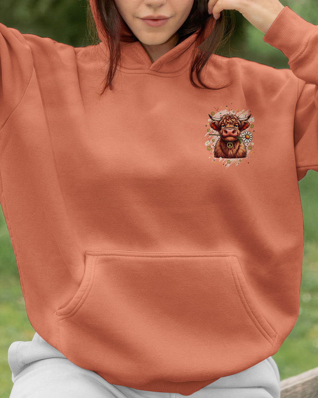Fun Cow Apparently I Have An Attitude Hoodie Cute Farm Animal Pullover Gift For Cow Lovers - Image 2